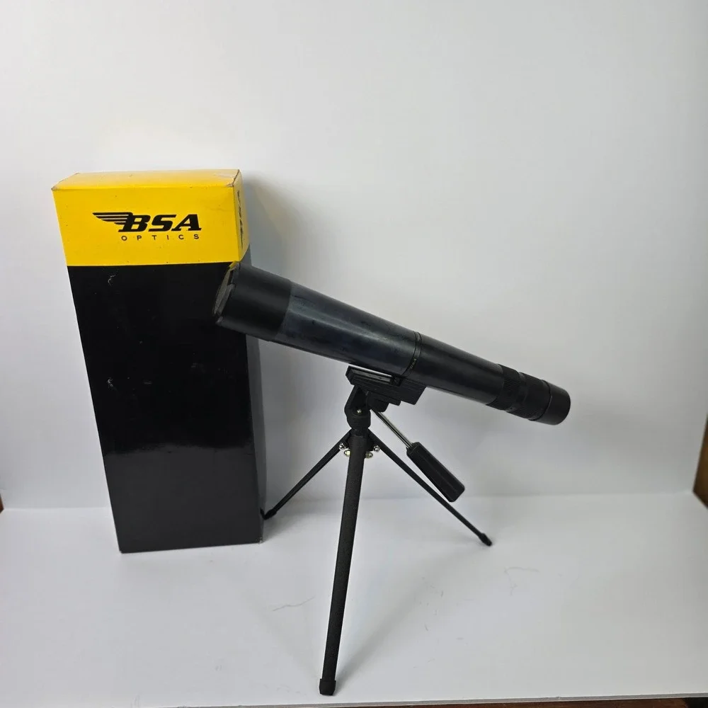 BSA Optics 15-45x50mm Deerhunter‎ Spotting Scope with Tripod and Original Box